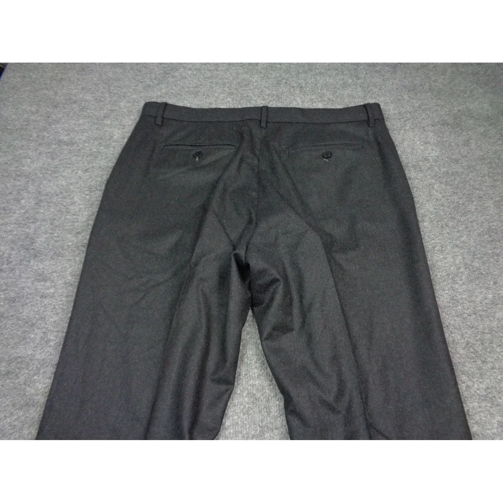 Banana Republic Pants Mens 34x30 Dark Gray Vitale Barberis Canonico Flannel 120s